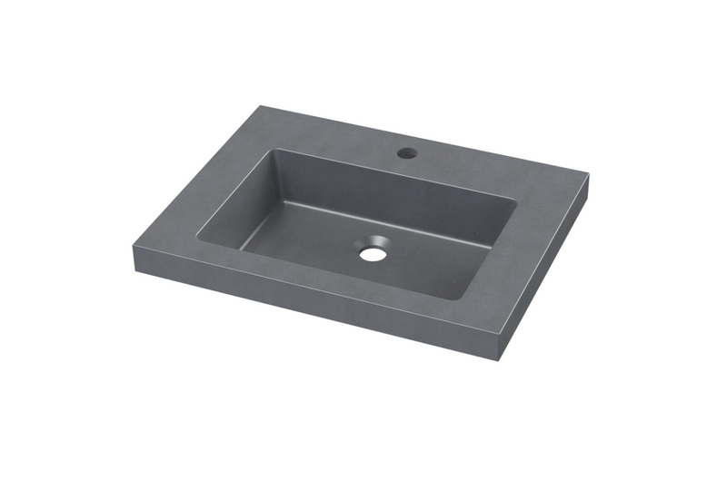 23.5" RECTANGULAR CONCRETE Drop-In SINK - ShoppingDetangled