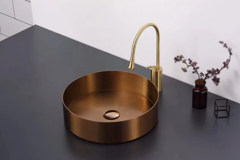 Stainless Steel Bath Basins Round - ShoppingDetangled